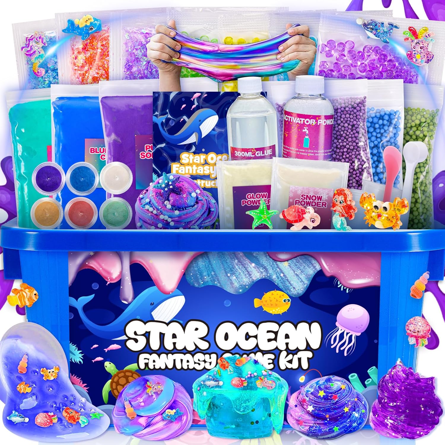 Detalle de iKidiki Galaxy Slime Kit