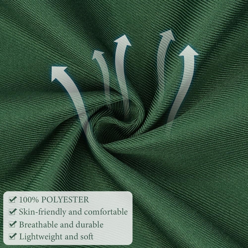 Detalle de AYBUY Renaissance Warrior Ritter Tops für Jungen – Dunkelgrüne Tunika mit Braunem Gürtel (120 cm)