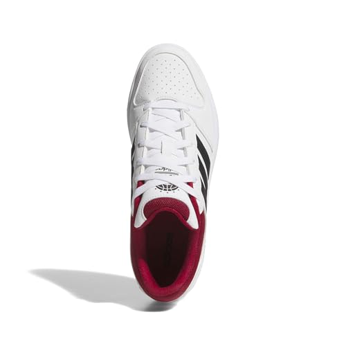 Thumbnail 1 de adidas Men's Hoops Classic Shoes – FTWR White/Team Victory Red/Core Black (4.5 UK)