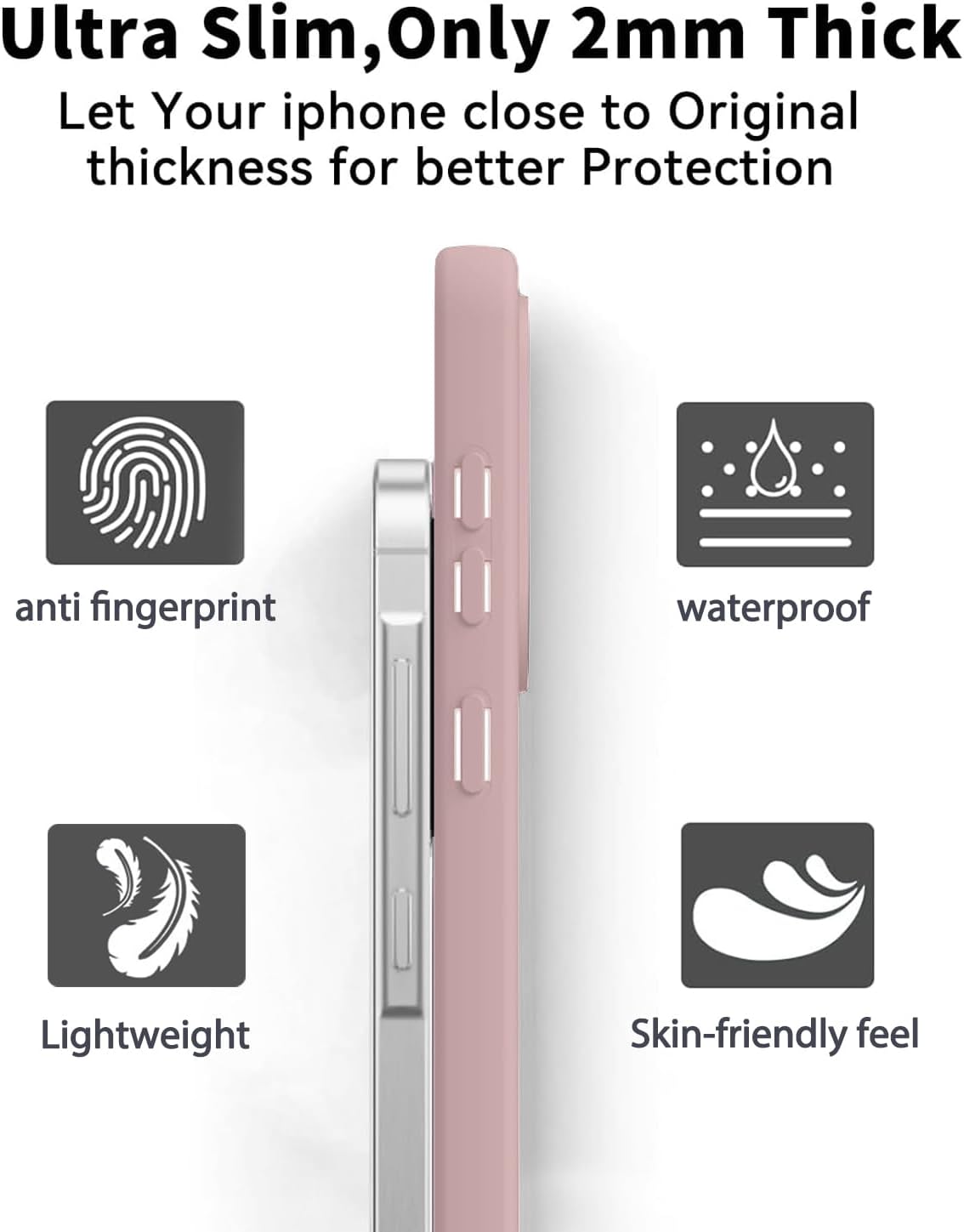 Detalle 2 de AoozeFon Handyhülle für Samsung Galaxy S25/S24 mit Band, Kordel und Schutz aus weichem TPU – Rosa