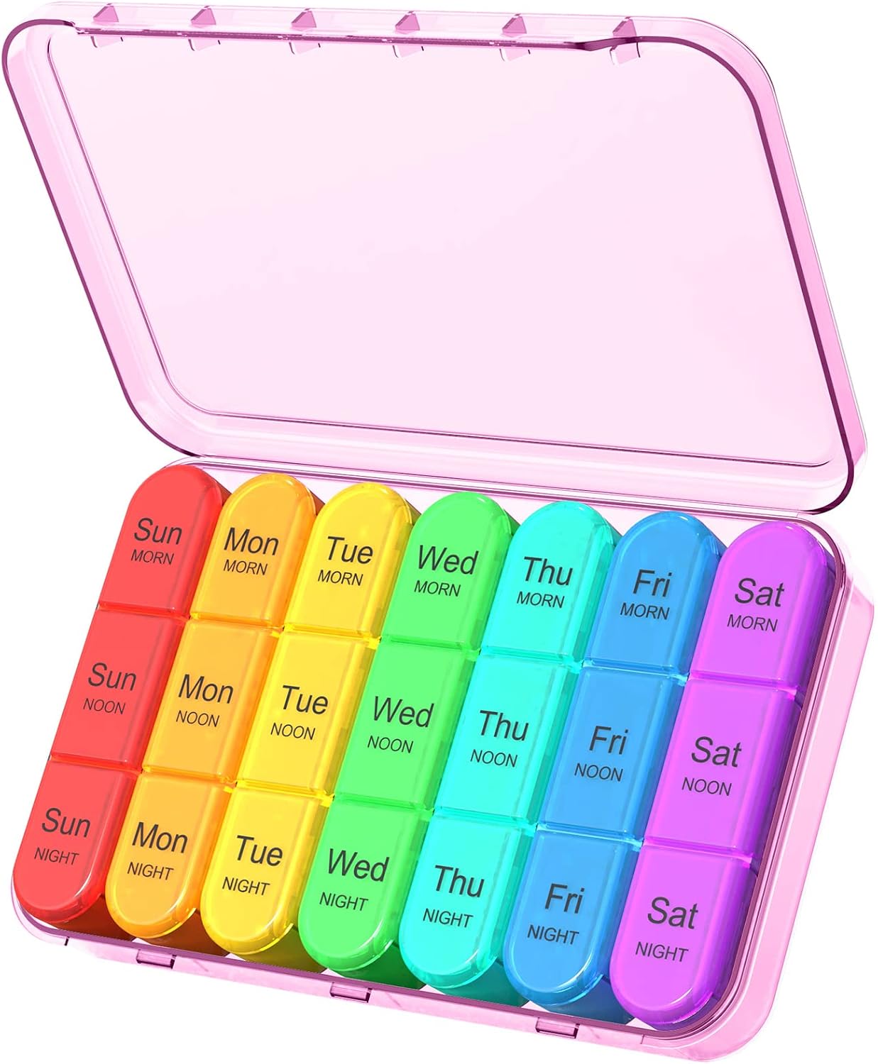 Detalle de Daviky Weekly Pill Box Organiser 3 Times