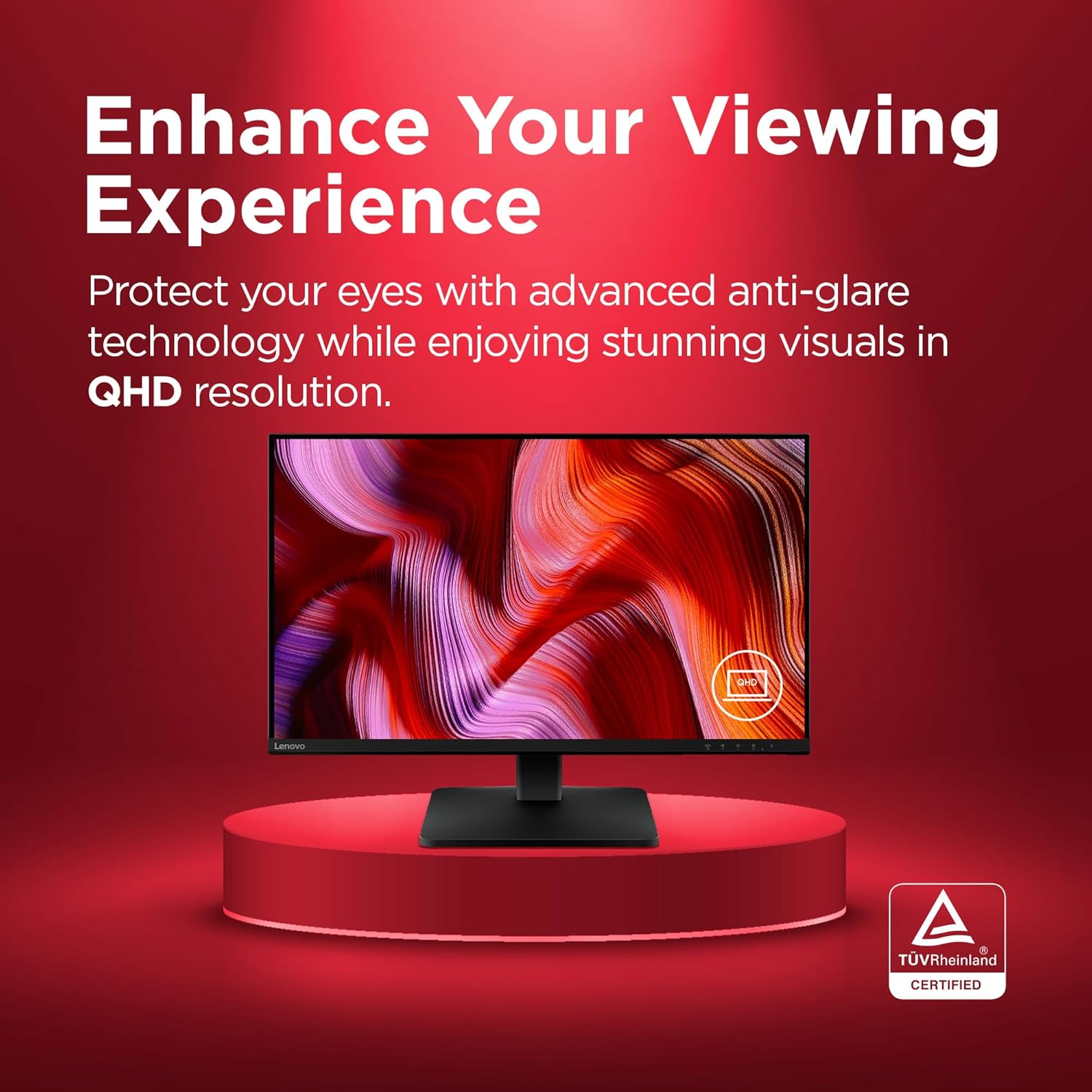 Thumbnail 6 de Lenovo L27qe 27-inch QHD Monitor: IPS, 100 Hz, VESA Compatible