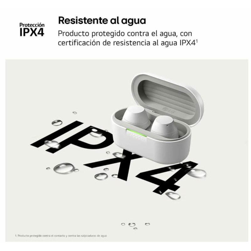 Thumbnail 1 de LG xboom Buds: Auriculares Bluetooth con Cancelación Activa de Ruido (Blancos)