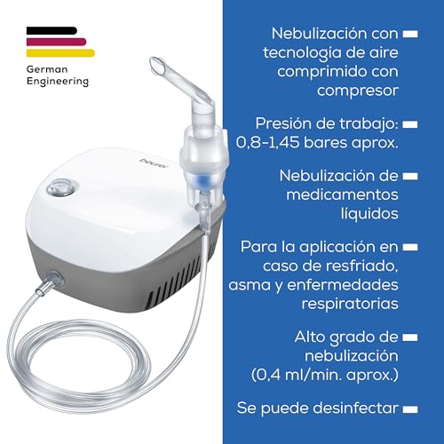Thumbnail 5 de Beurer IH 18 Nebulizador de aire comprimido para inhalación