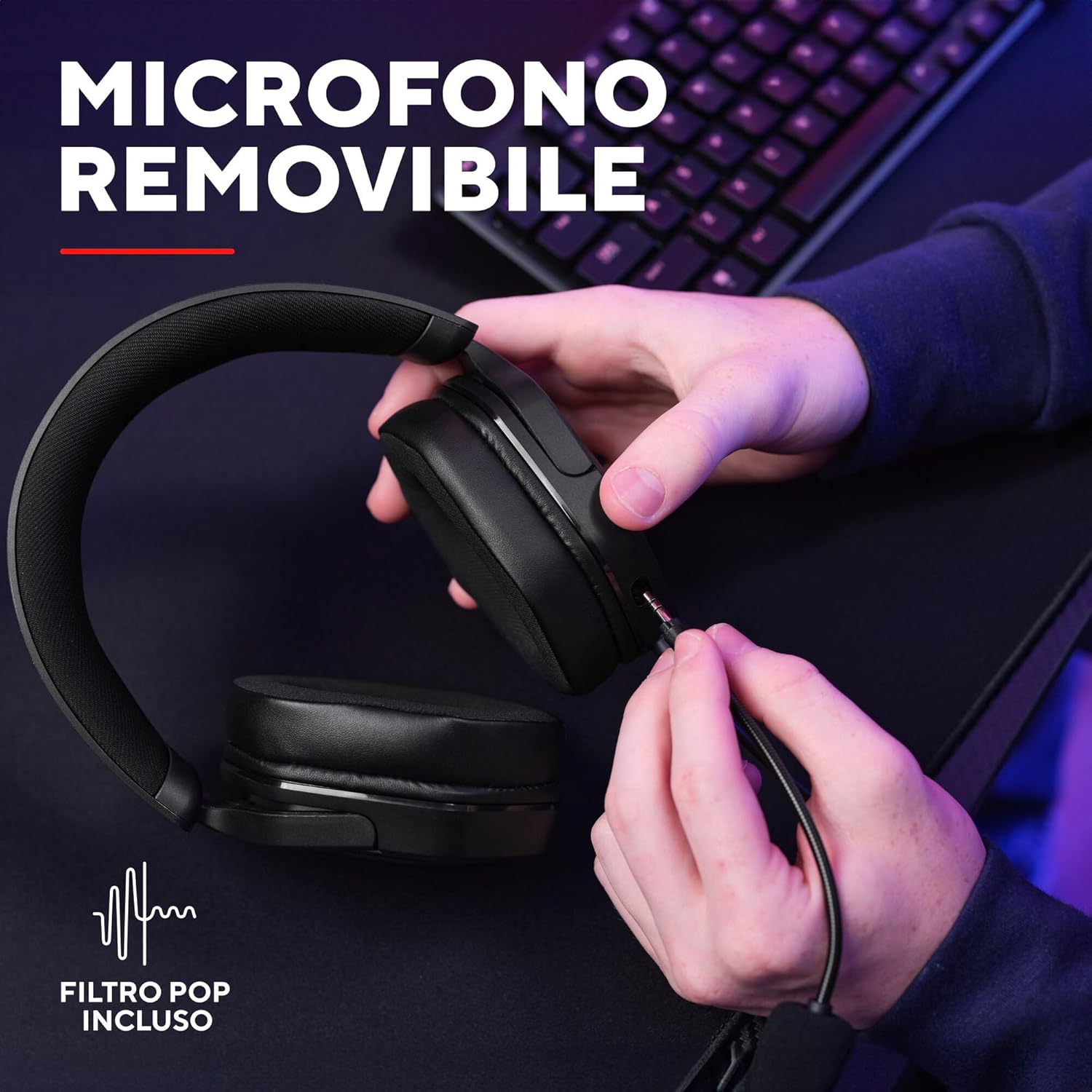 Thumbnail 5 de GXTrust 1492 Ravox cuffie gaming 50 mm