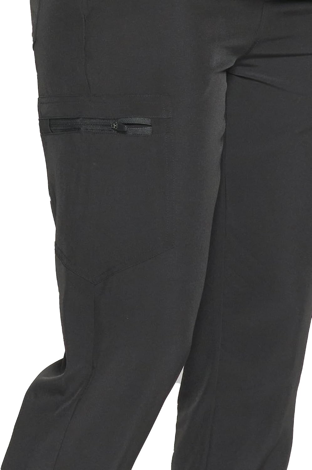 Detalle de COZYFIT Women's Scrub Pants, Slim-Fit Joggers with Stretch and 5 Pockets