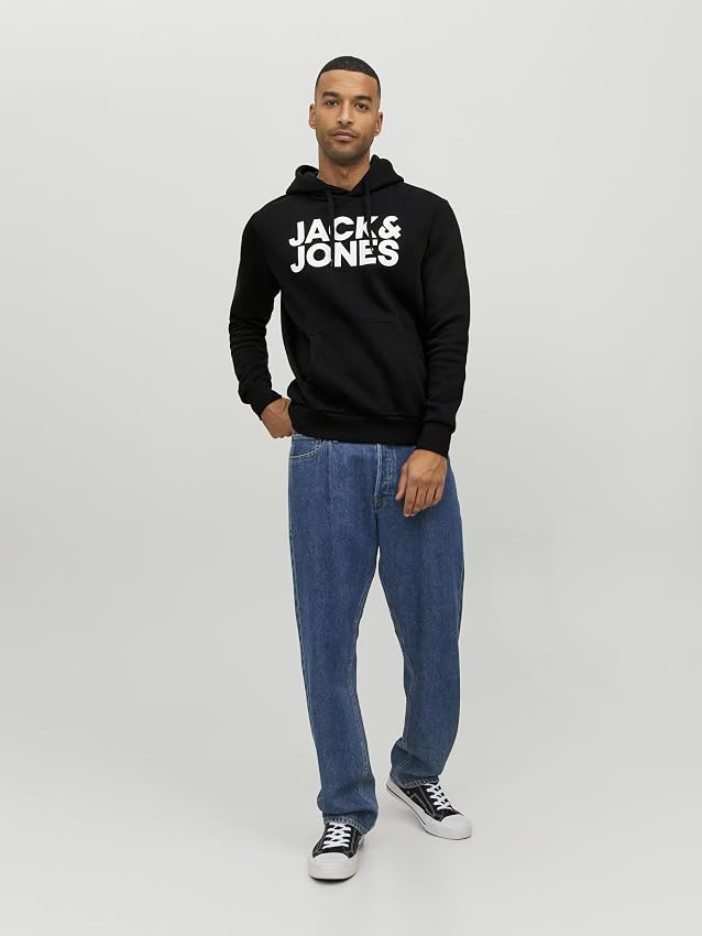 Thumbnail 5 de Jack & Jones Jjecorp Logo Sweat Hood - Capucha Negra 🖤 XXL