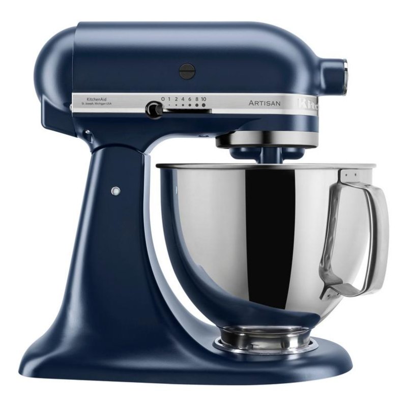 Detalle de Batidora KitchenAid Artisan Azul 4,8 L – 300 W, 10 velocidades