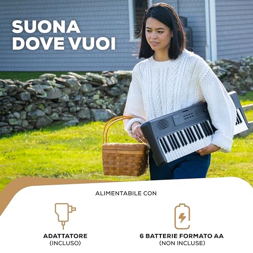 Thumbnail 8 de Alesis Melody 61 MK4: tastiera pianoforte 61 tasti con accessori, ideale per principianti