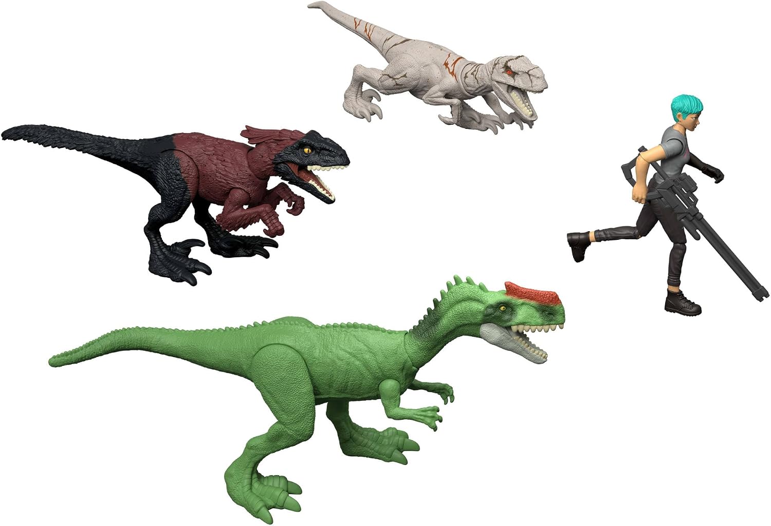 Thumbnail 3 de Mattel Jurassic World Calendrier de l’Avent Exclusif « La Théorie du Chaos » (JGM17) avec 12 portes et 12 figurines-dinosaures surprises