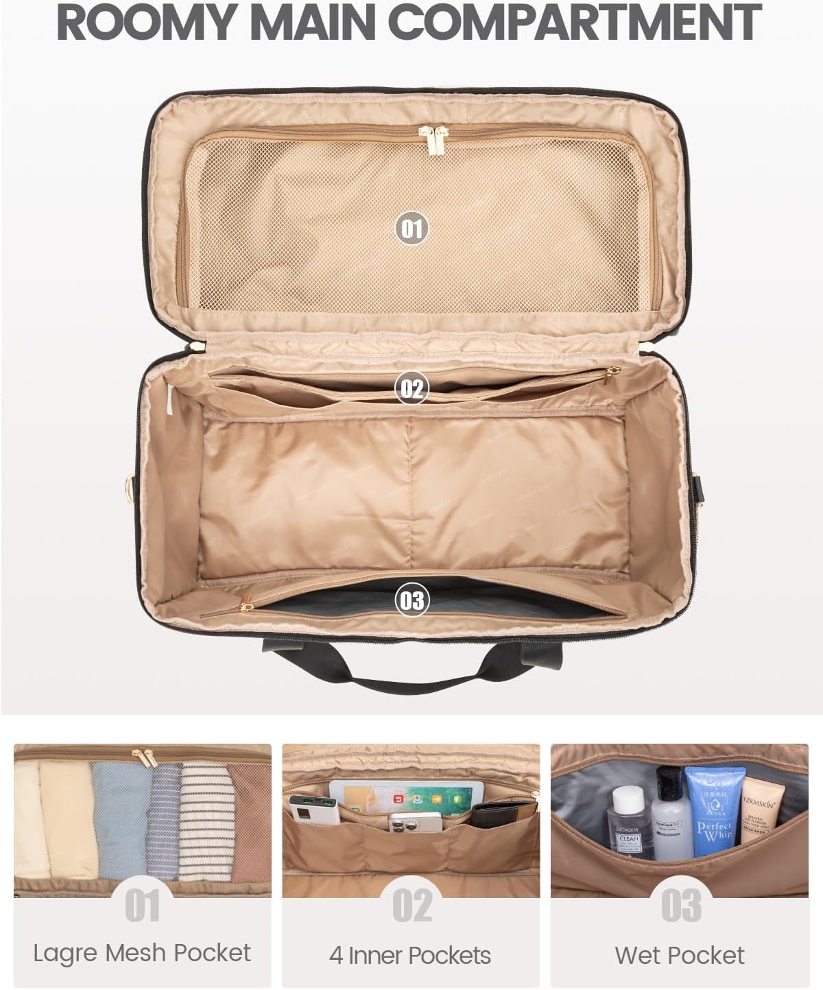 Detalle 2 de LOVEVOOK Travel Bag 53cm carry‑on