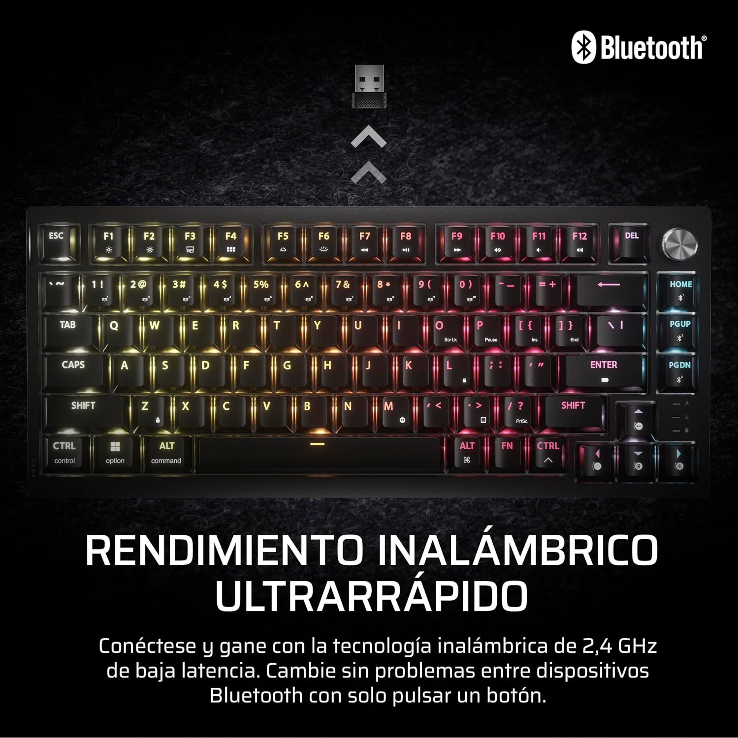 Thumbnail 4 de Corsair K65 Plus Wireless – Teclado Mecánico RGB 75%