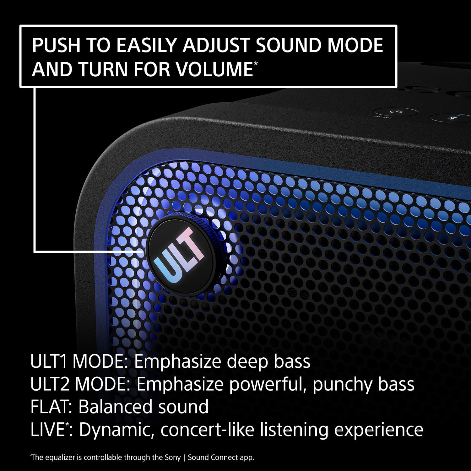 Detalle de Sony ULT TOWER 7 SRSULT700 Party Speaker with Karaoke, IPX4 and 30-Hour Battery