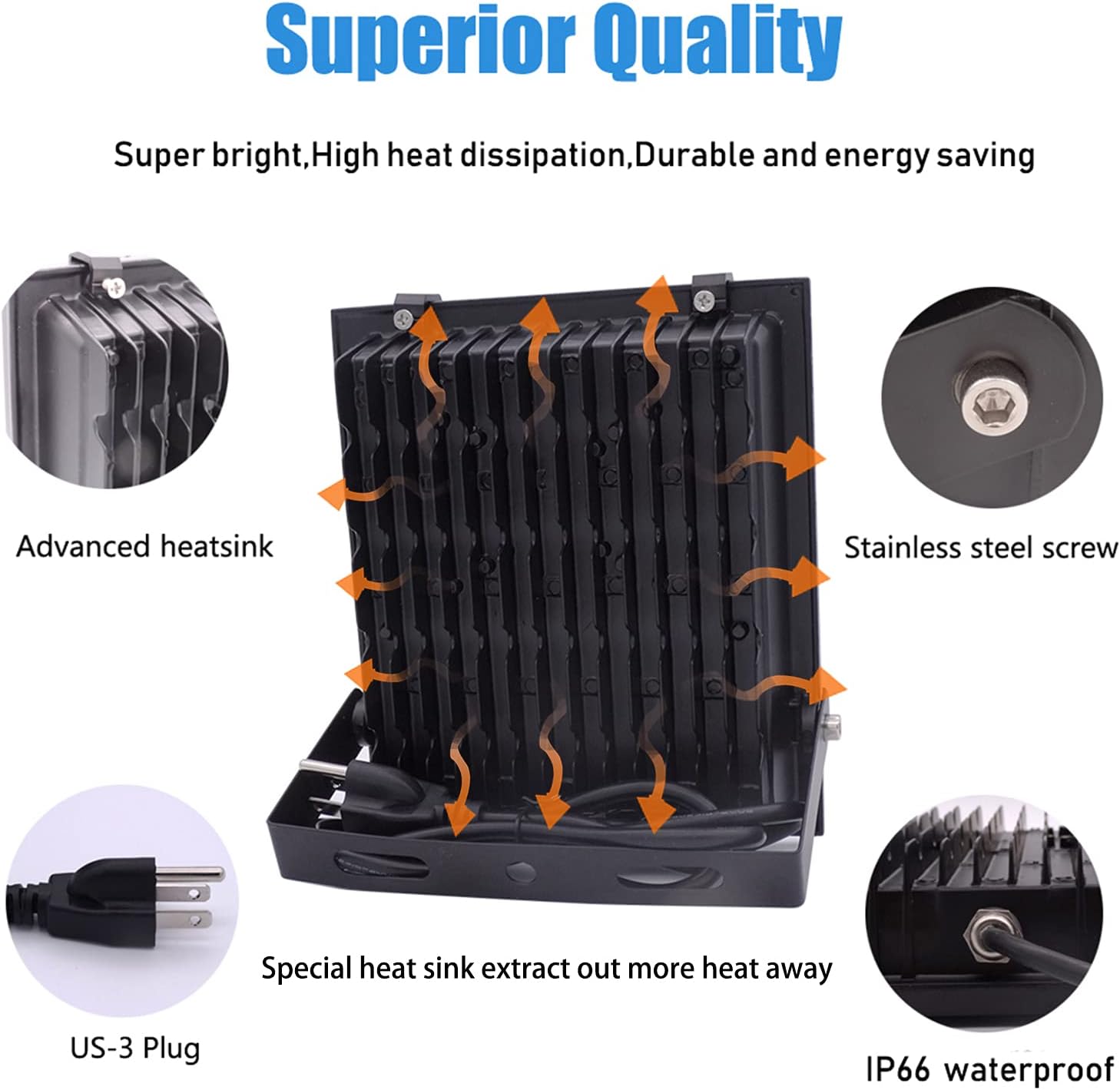 Detalle 2 de HANNAHONG LED floodlight, 50W