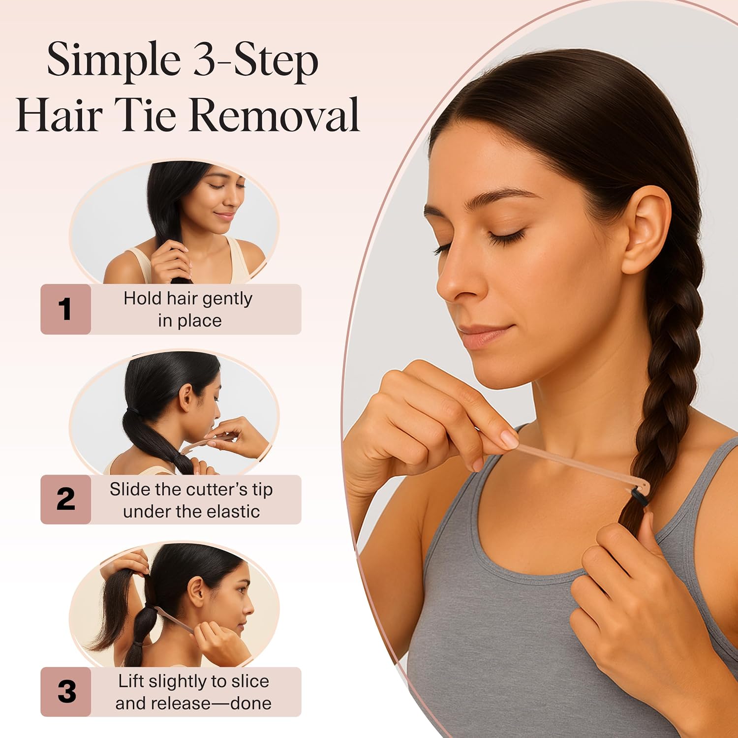 Thumbnail 6 de Kitsch Hair Tie Cutter, 3-Piece Set