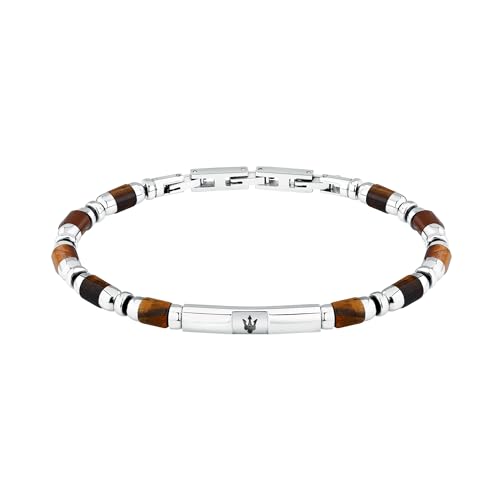 Detalle de Maserati Pulsera Hombre Acero 22 cm