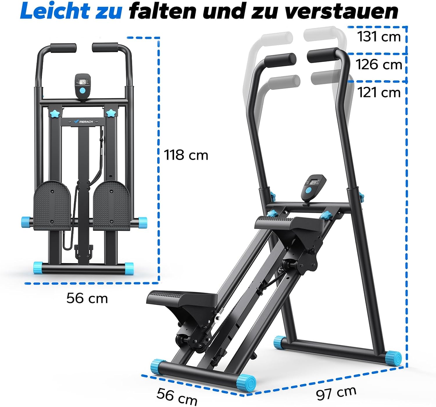 Thumbnail 6 de MERACH 2025 Stair Stepper Pro 3 Stufen đ
