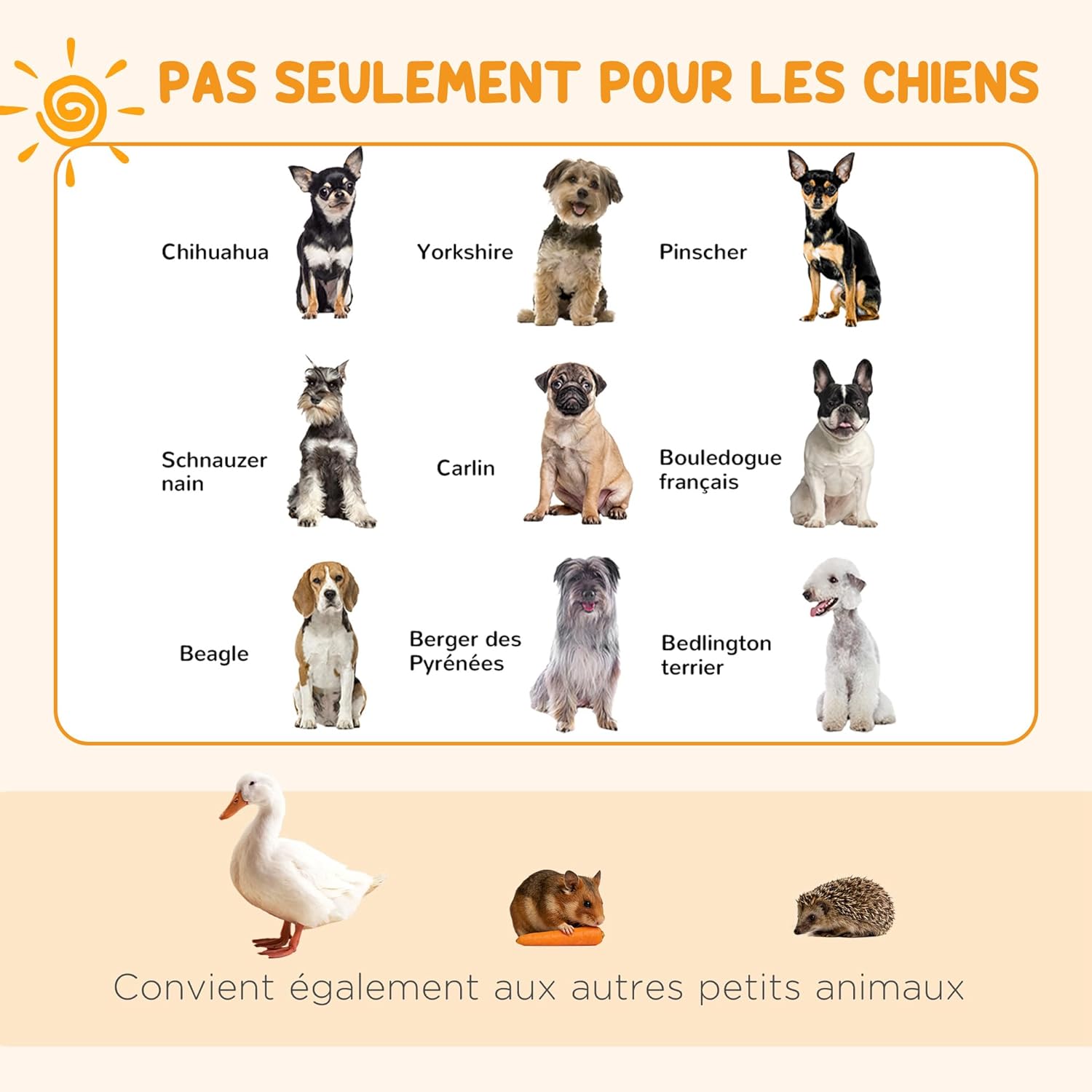Detalle de Parc modulable PawHut pour chiens et petits animaux – 8 panneaux en métal noir, pliant et verrouillable (61 x 61 cm par panneau)