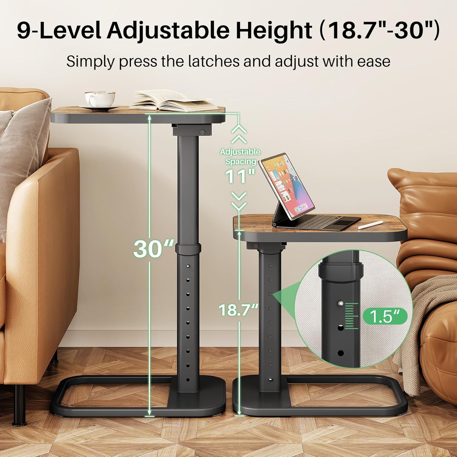 Detalle de Kitstorack TV Tray Table 19-30 in