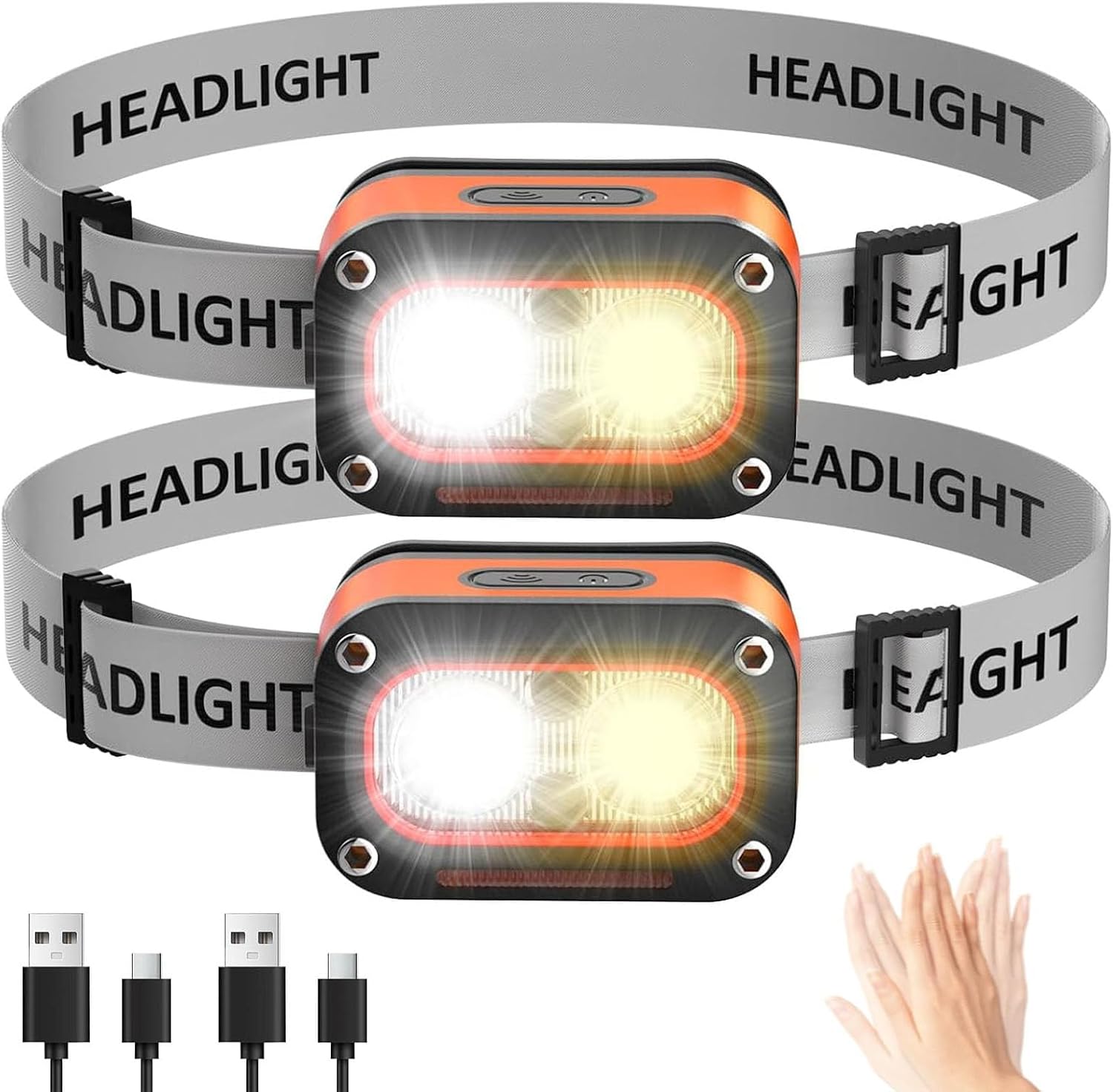 Detalle de Chasinglee 3000 lumen lampada frontale USB