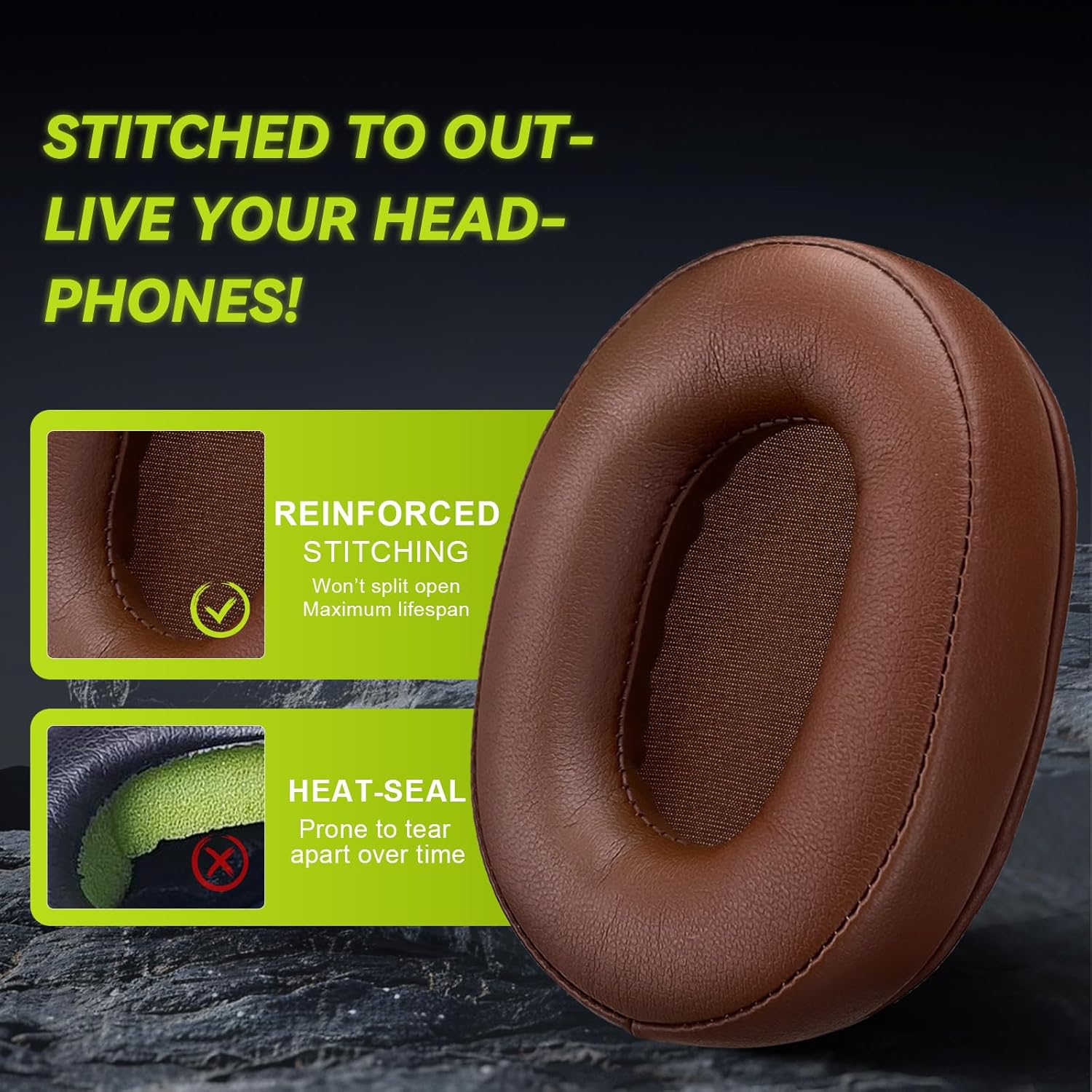 Thumbnail 4 de Coussinets d’oreille de remplacement en mousse à mémoire de forme pour casques Audio-Technica (ATH) – version 2