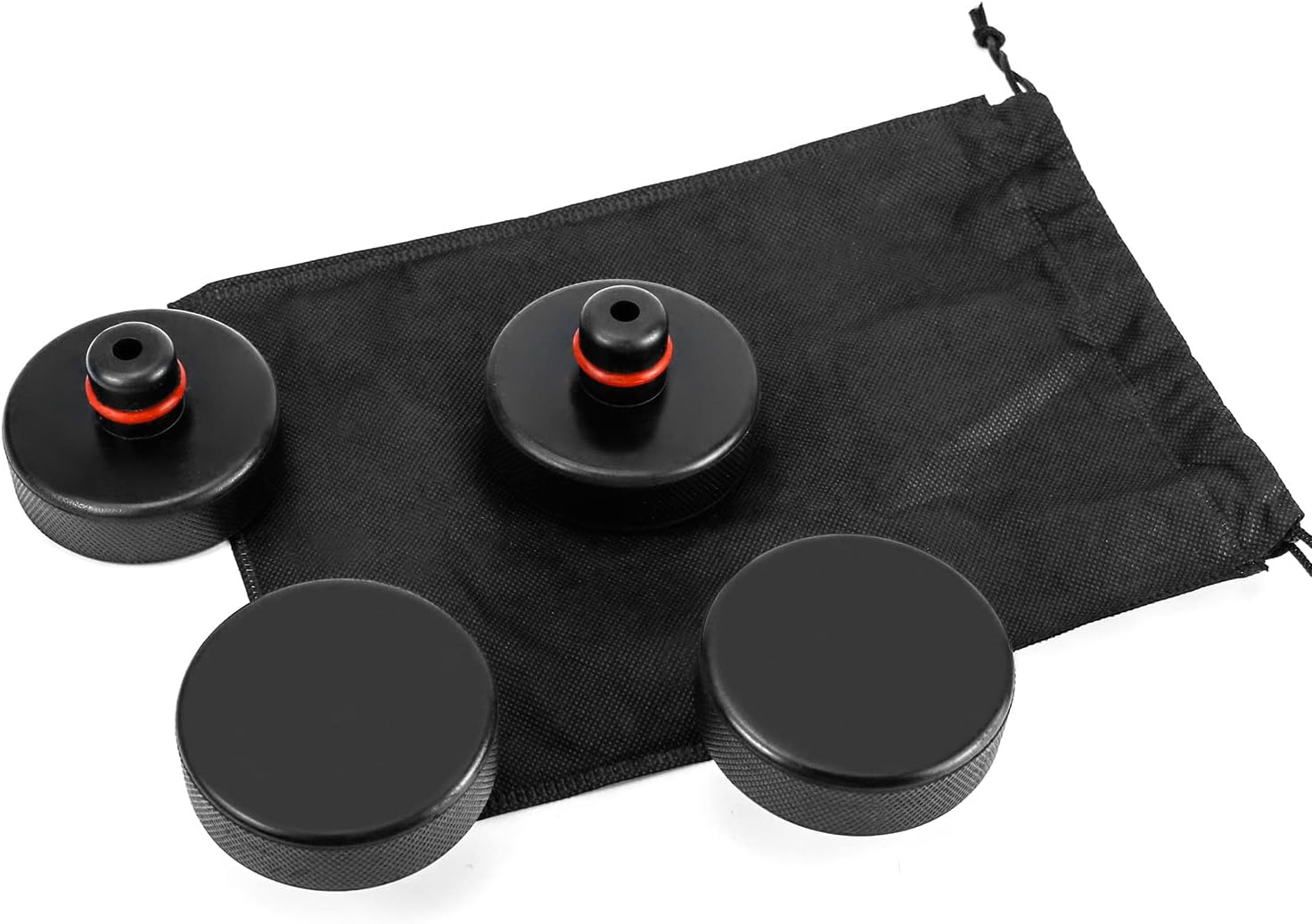 Thumbnail 6 de QWORK® 4 Pcs Lifting Jack Pad with Storage Bag for Tesla Models 3, Y, S