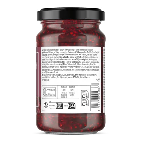 Detalle 2 de Confiture de framboises by Amazon, 454 g 🍓