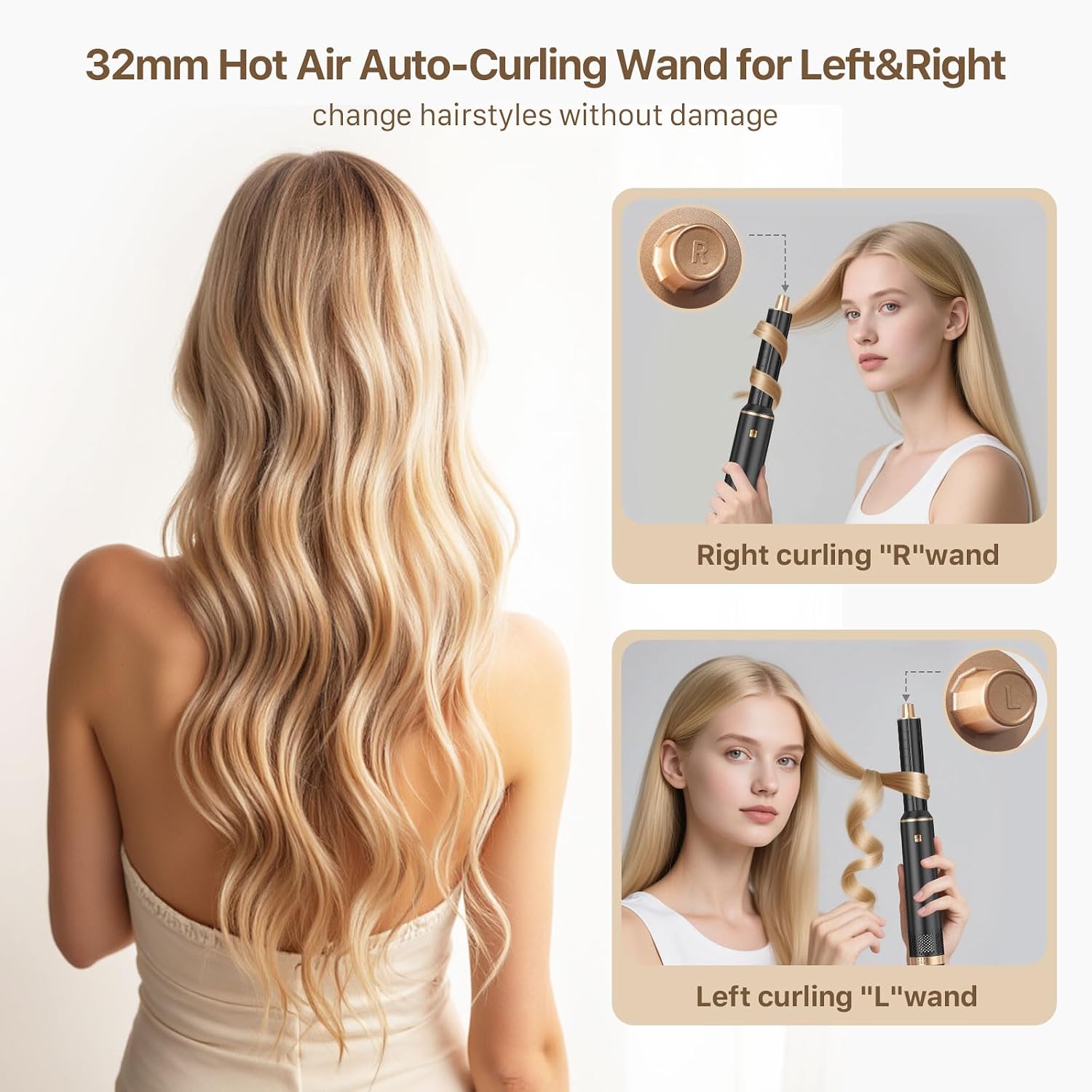 Detalle de Sendowtek 5-in-1 Hot Air Styler 1000W hair tool 💇♀