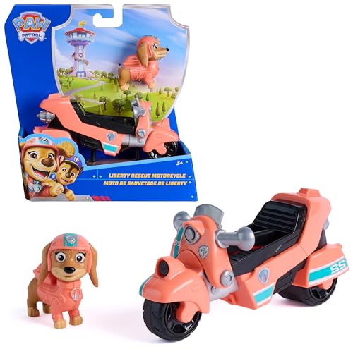 Paw Patrol Patrulla Canina Pack Moto de Rescate y Figura Liberty (3 años +)