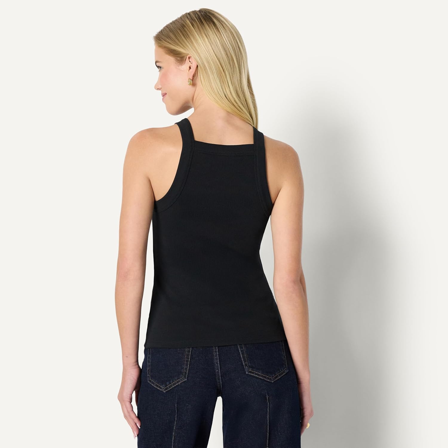Thumbnail 1 de Amazon Essentials Damen Slim-Fit-Shirt mit hohem Kragen aus elastischem Rippstrick