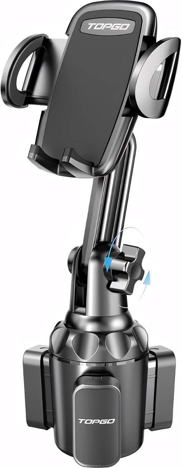 Detalle de TOPGO Cup Phone Holder for Car – No Shake, Stable, Extendable Pole