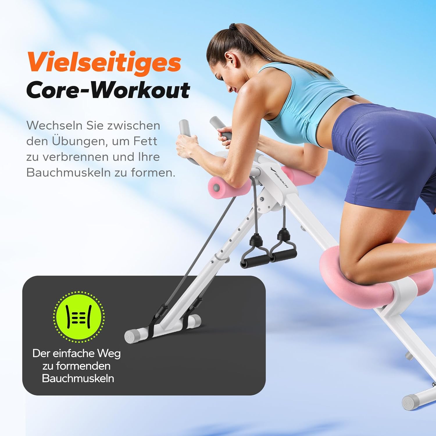 Thumbnail 1 de MERACH Bauchtrainer – Multifunktionales Bauchmuskeltraining für Zuhause mit LCD-Display