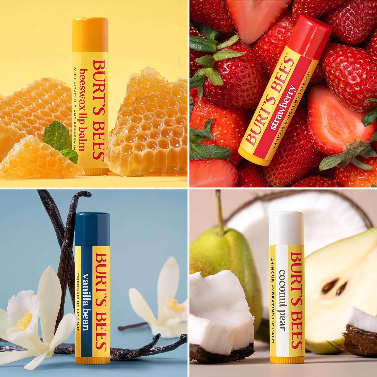 Thumbnail 2 de Burt's Bees Lip Balm 4-Pack 💄