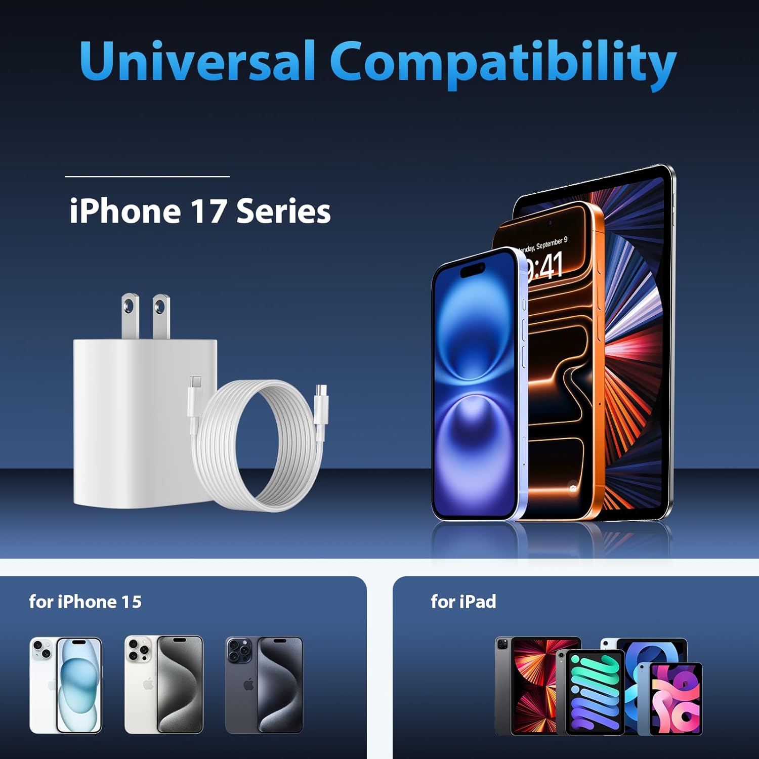 Thumbnail 4 de Apple iPhone USB‑C Fast Charging 10 ft Cable