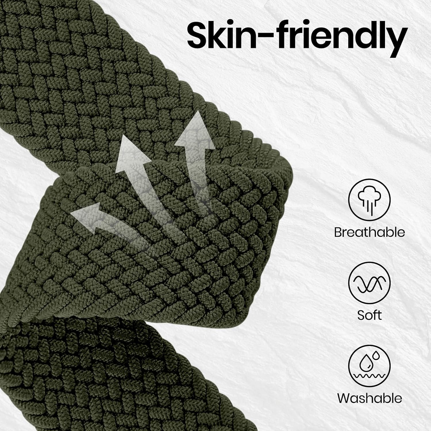 Detalle de Joehwerr Parachute Buckle 20mm Nylon Sport Band for Samsung Galaxy Watch
