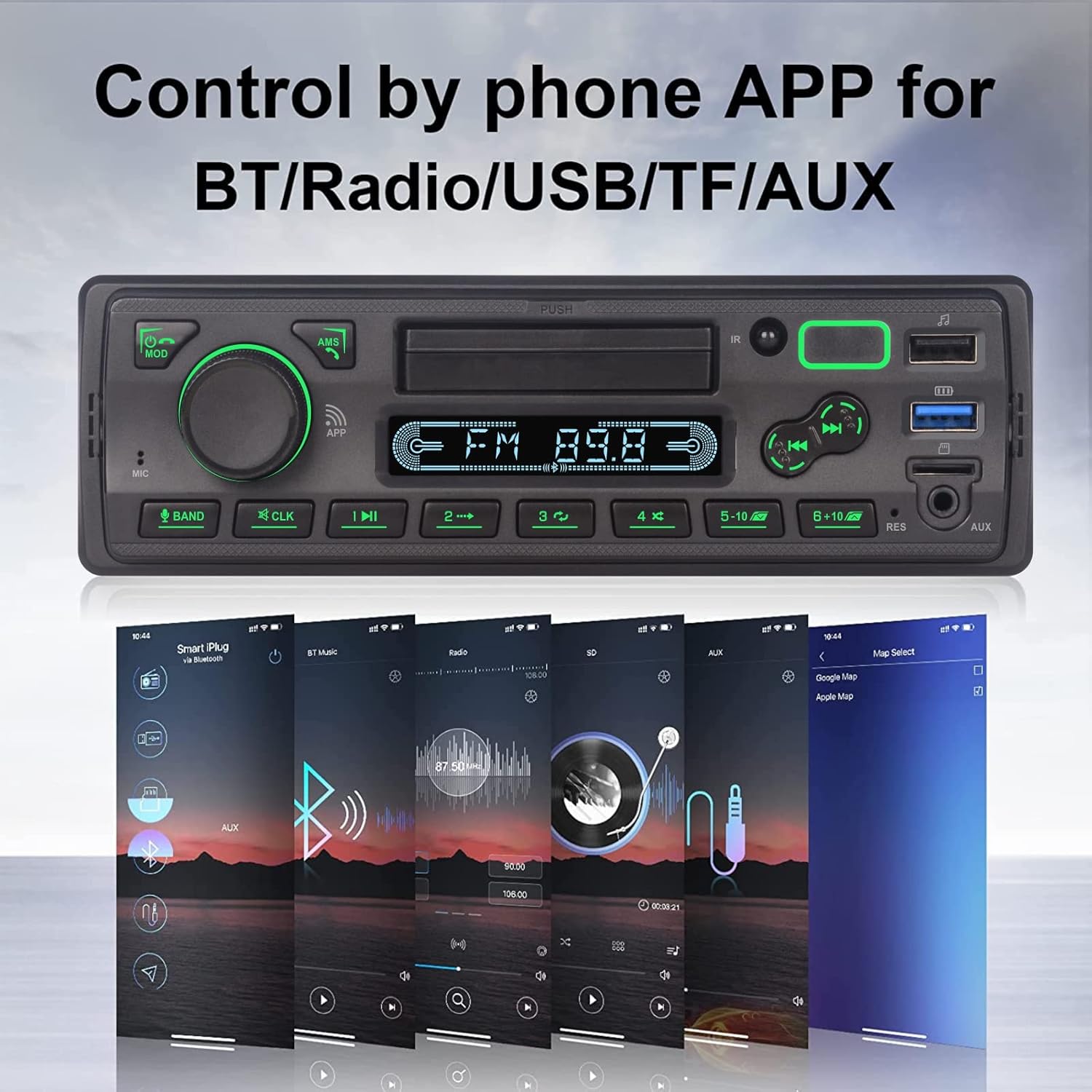 Thumbnail 1 de LXKLSZ Radio Coche 1 DIN Bluetooth