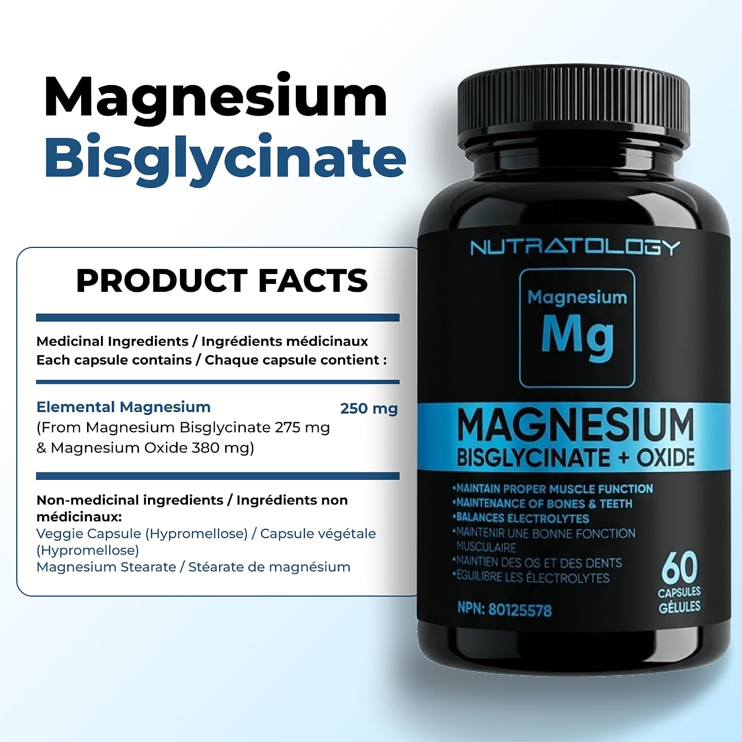 Thumbnail 5 de Nutratology Magnesium supplement 250 mg