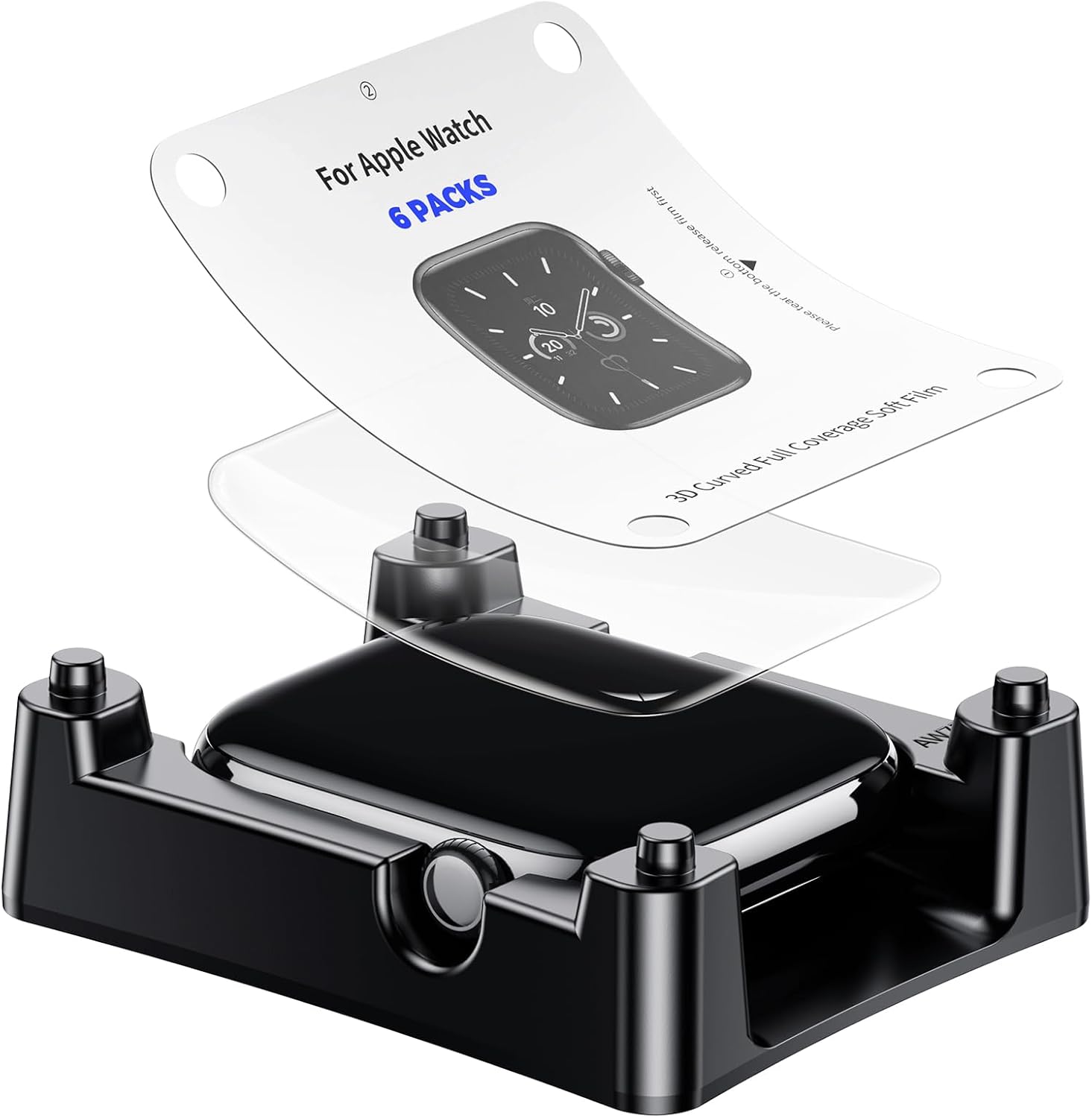 Detalle de Misxi TPU Schutzfolie 6er-Pack für Apple Watch Series 11/10 (46 mm)