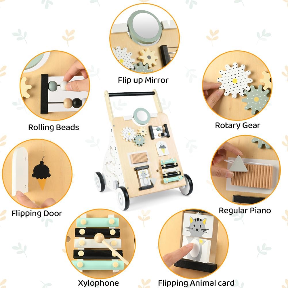 Thumbnail 3 de Aolso Girello in legno 2 in 1 per neonati