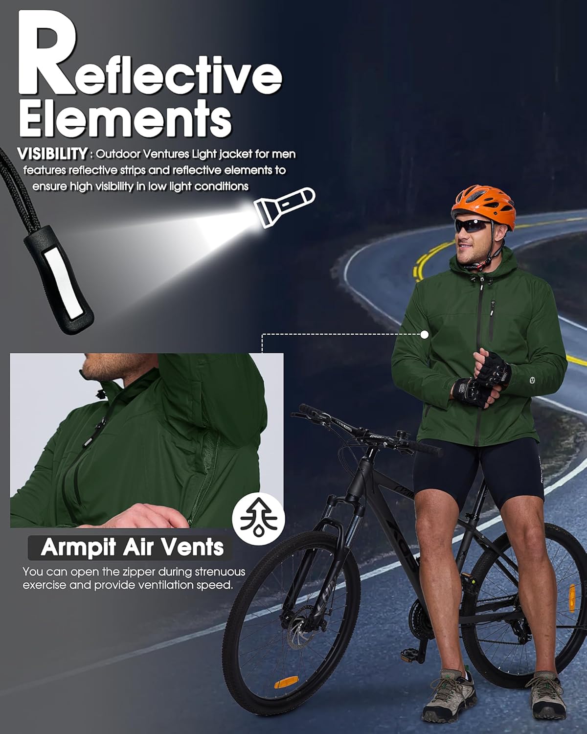 Thumbnail 2 de Outdoor Ventures Regenjacke Herren – wasserdicht, atmungsaktiv und packbar