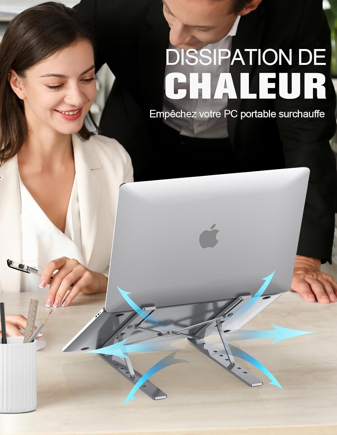 Thumbnail 6 de Babacom Support Ordinateur Portable – Support PC Portable Réglable 5 Niveaux