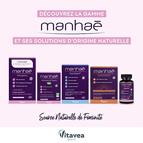 Detalle de Vitavea Santé - Manhaé Ménopause 4 mois — Oméga-3 et bourrache, cure sans hormones