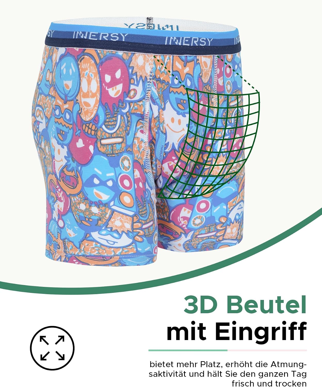 Thumbnail 2 de INNERSY Boxershorts Jungen 5er Pack
