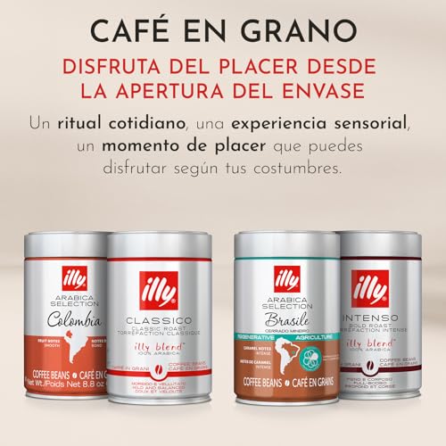 Detalle de illy Café en Grano CLASSICO (500 g) 100% Arábica