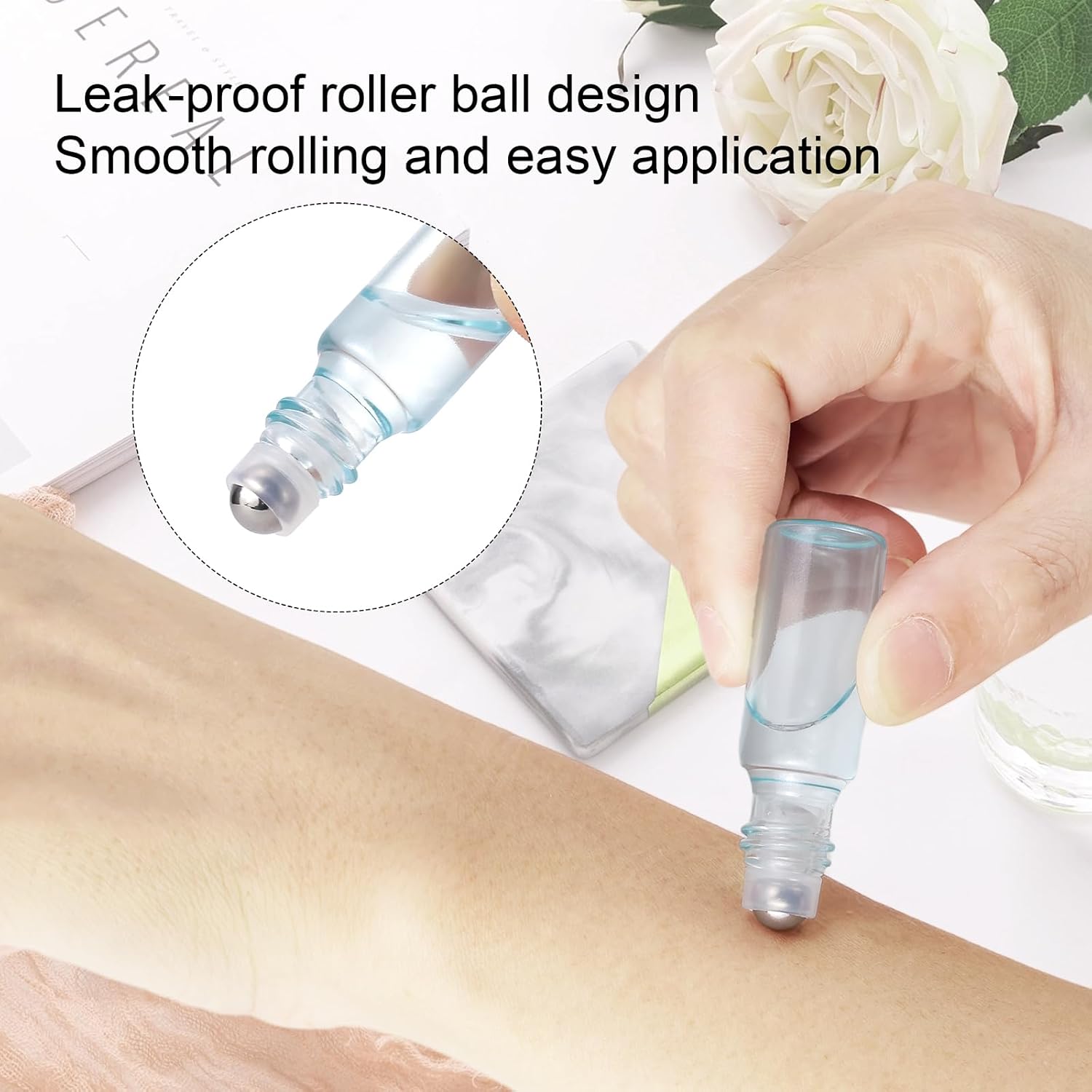 Thumbnail 4 de Ellbest Glass Roller Bottles, 5 ml
