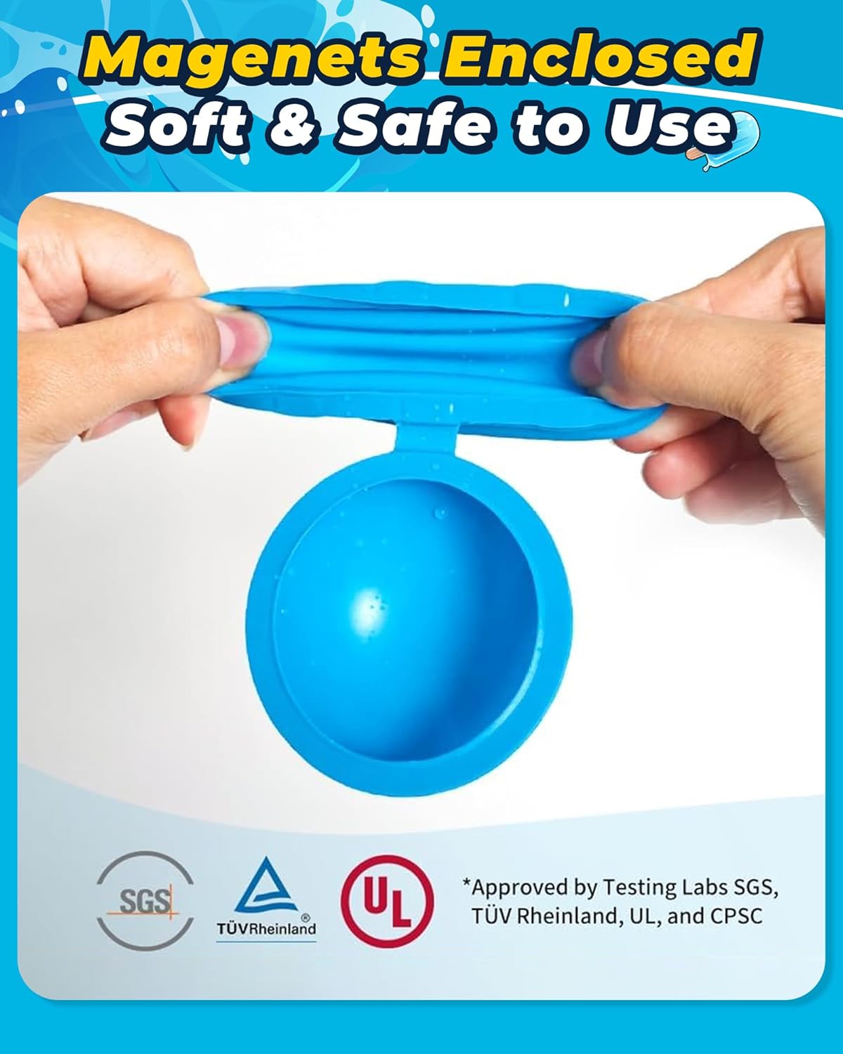 Thumbnail 4 de 12PCS Reusable Water Balloons — Quick Fill Self-Sealing Water Splash Bombs for Kids (Ages 4–12)