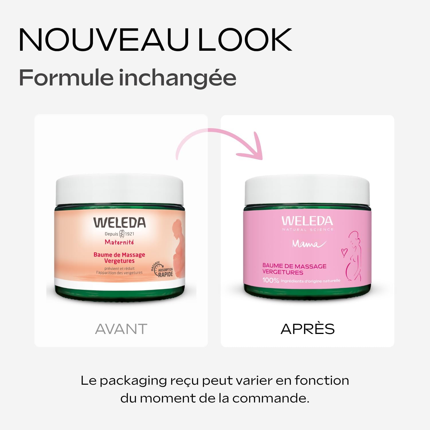 Thumbnail 1 de WELEDA Baume de Massage Vergetures 150 ml