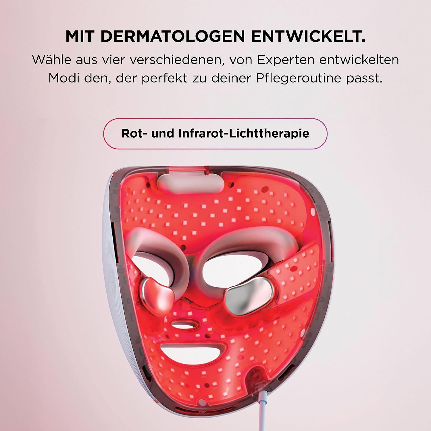 Detalle 2 de Shark CryoGlow LED Maske – LED-Lichttherapie mit Kühlung der Augenpartie (Kühles Lila, FW312EUPL)