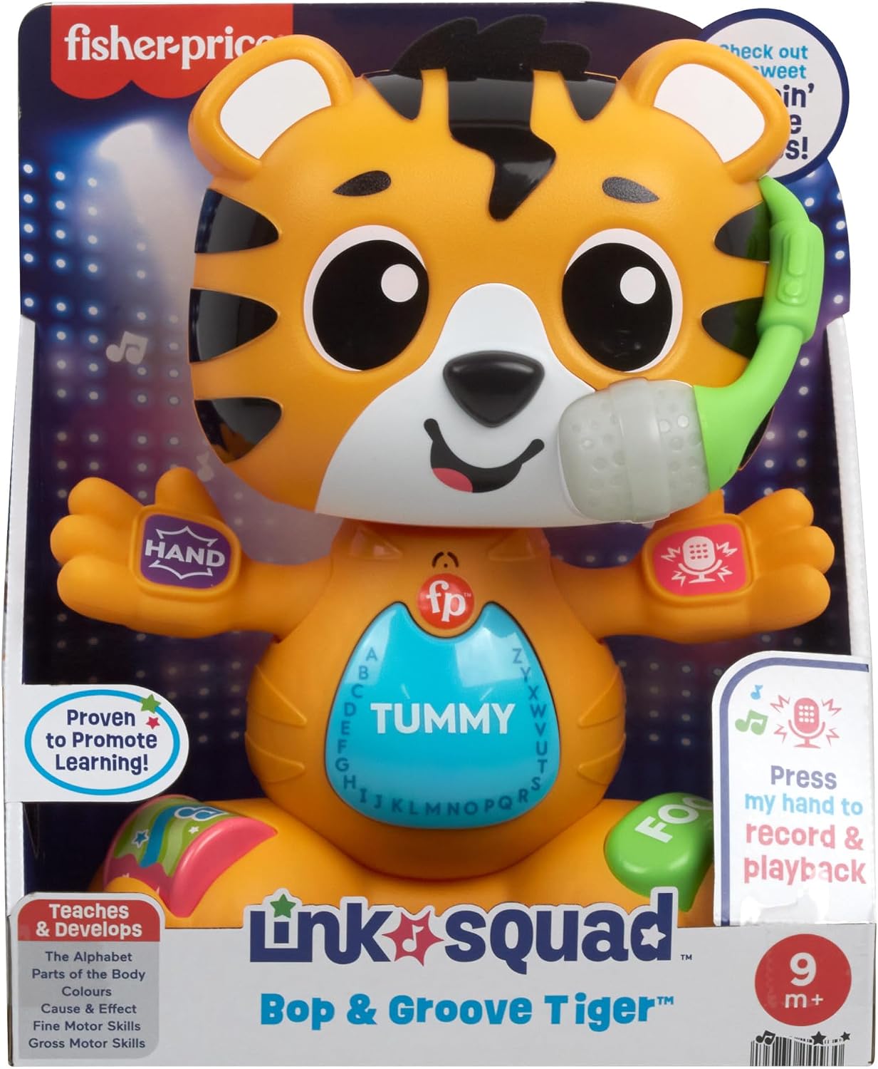 Thumbnail 5 de Fisher-Price Link Squad Bop & Groove Tiger HYL24