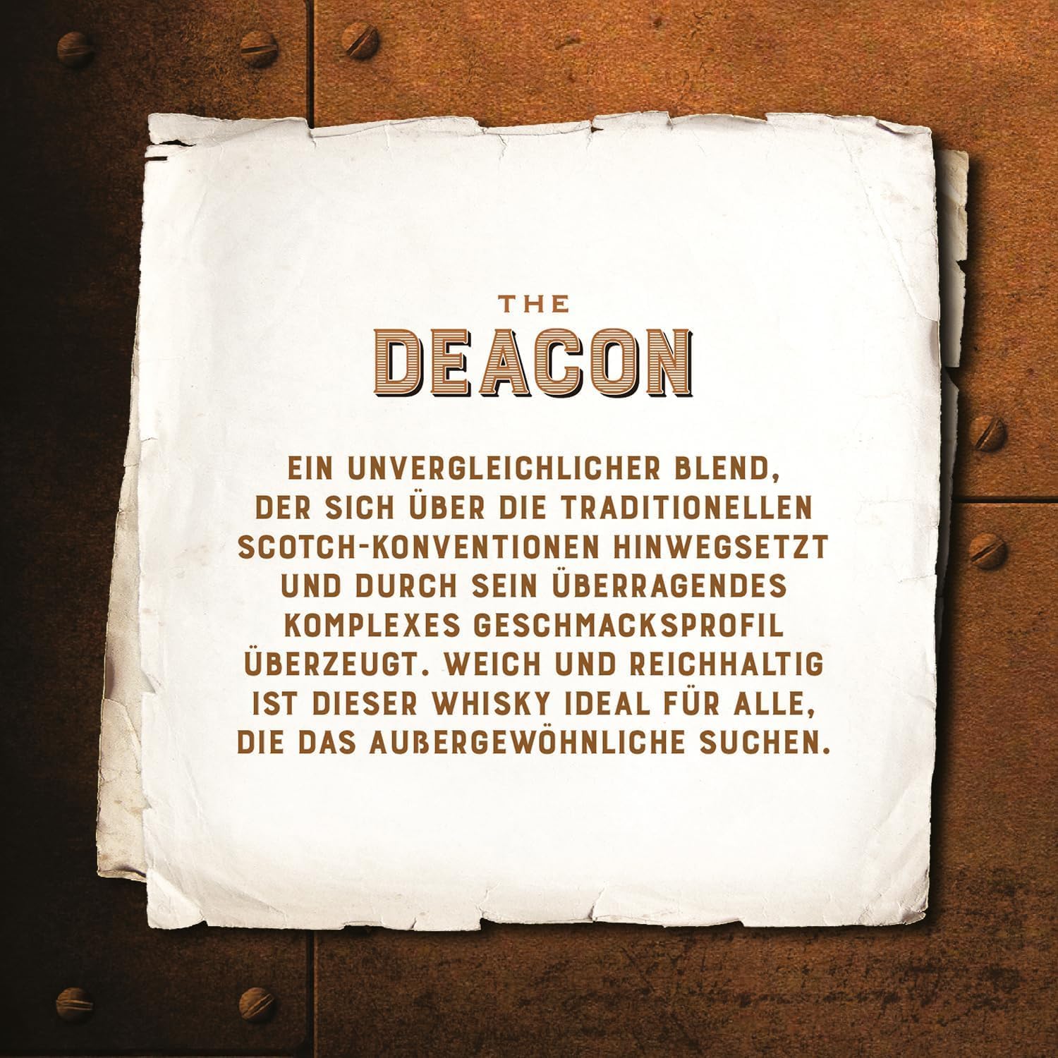 Detalle 2 de The Deacon Whisky Escocés Edición Limitada 🥃 700 ml
